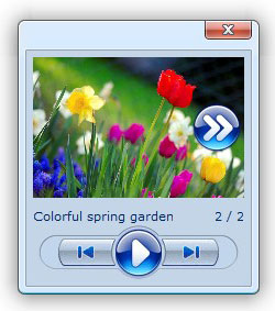 flickrslide sample code Flickr Gallery Link Image